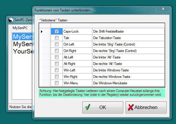 SenPC-Zentrale Beispielbild